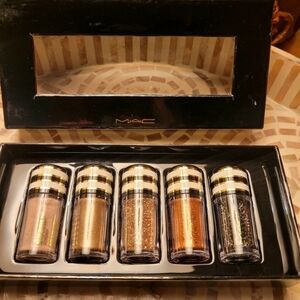 MAC Cosmetics NOCTURNALS Pigments and Glitter Black and Gold